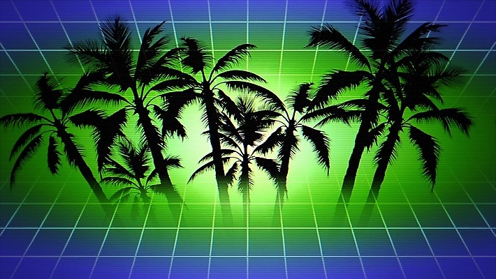 포토 JPG 해외이미지 백그라운드 사람없음 그래픽 야자수 디지털 복고 해외포토 나무 파일형식 이미지허브