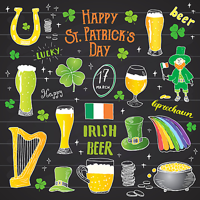 JPG 해외이미지 남자 무지개 일러스트 맥주 한명 들기 성인 타이포그라피 연두색 노란색 동전 깃발 알코올 황금 클로버 국기 낙서 솥 그림 맥주잔 아일랜드 편자 성패트릭데이 성인남자한명만 해외일러스트 자연요소 문자 1 유럽 컬러 돈 술잔 모션 데이이벤트 주방용품 주류 사람 초록색 말발굽 남자한명만 성인남자만 파일형식 이미지허브