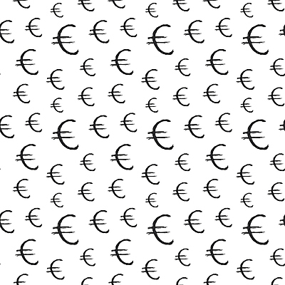 JPG 해외이미지 디자인 백그라운드 돈 패턴 일러스트 사람없음 금융 패턴백그라운드 유로 화폐기호 스케치 심볼 손그림 해외일러스트 기호 무늬 미술 경제 재산 화폐 파일형식 이미지허브