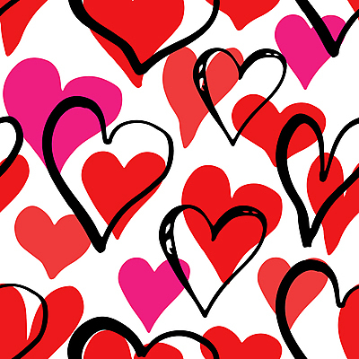 JPG 해외이미지 디자인 행복 분홍색 백그라운드 패턴 일러스트 사랑 사람없음 하트 해외일러스트 모양 감정 컬러 무늬 파일형식 이미지허브