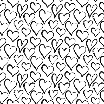 JPG 해외이미지 디자인 행복 백그라운드 패턴 일러스트 사랑 사람없음 검은색 흰색 하트 해외일러스트 모양 감정 컬러 무늬 파일형식 이미지허브