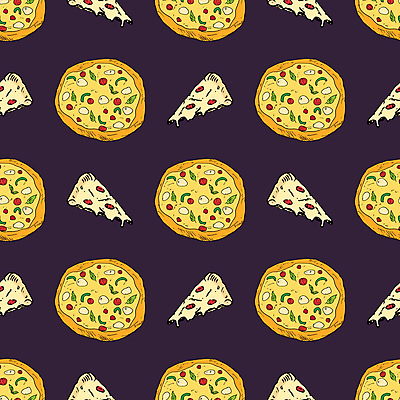 JPG 해외이미지 디자인 조각 패턴 일러스트 피자 사람없음 패턴백그라운드 피자조각 해외일러스트 해외포토 포토 백그라운드 무늬 패스트푸드 서양음식 파일형식 이미지허브