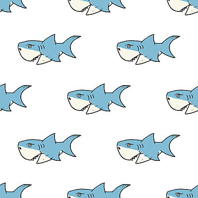 포토 JPG 해외이미지 하늘색 백그라운드 패턴 사람없음 패턴백그라운드 그림 상어 해외포토 무늬 어류 파란색 파일형식 이미지허브