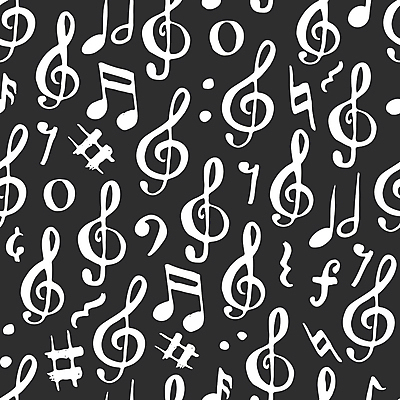 JPG 해외이미지 디자인 음악 백그라운드 패턴 음표 일러스트 사람없음 검은색 해외일러스트 기호 컬러 무늬 문화예술 파일형식 이미지허브