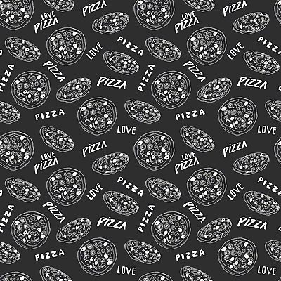 JPG 해외이미지 디자인 패턴 일러스트 피자 사람없음 패턴백그라운드 해외일러스트 해외포토 포토 백그라운드 무늬 패스트푸드 서양음식 파일형식 이미지허브