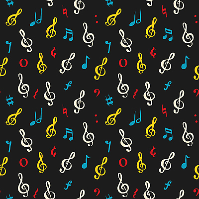 JPG 해외이미지 디자인 음악 백그라운드 패턴 음표 일러스트 사람없음 검은색 해외일러스트 기호 컬러 무늬 문화예술 파일형식 이미지허브