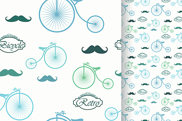 포토 JPG 해외이미지 패턴 일러스트 사람없음 자전거 콧수염 복고 해외일러스트 해외포토 무늬 수염 바이크 파일형식 이미지허브