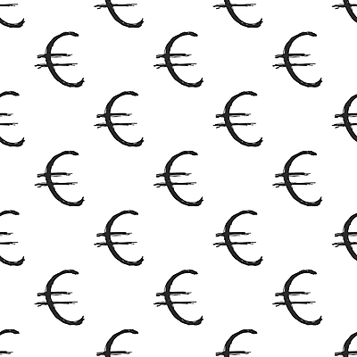 JPG 해외이미지 디자인 백그라운드 돈 패턴 일러스트 사람없음 금융 패턴백그라운드 유로 화폐기호 스케치 심볼 손그림 해외일러스트 기호 무늬 미술 경제 재산 화폐 파일형식 이미지허브