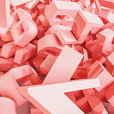 포토 JPG 해외이미지 알파벳 분홍색 컨셉 텍스트 타이포그라피 사람없음 3D 쌓기 해외포토 문자 영어 컬러 모션 디지털합성 파일형식 이미지허브