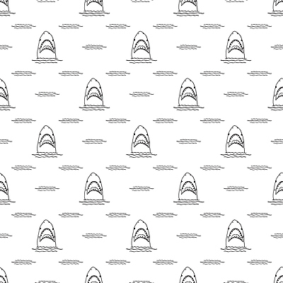 포토 JPG 해외이미지 물결 백그라운드 패턴 라인일러스트 사람없음 패턴백그라운드 라인아트 그림 상어 해외일러스트 선 무늬 일러스트 어류 파일형식 이미지허브