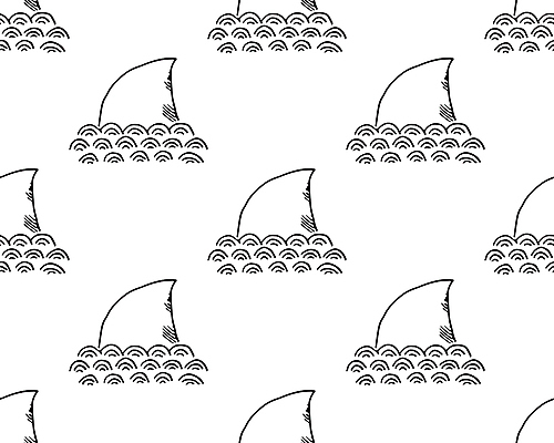 포토 JPG 해외이미지 물결 백그라운드 패턴 라인일러스트 사람없음 패턴백그라운드 라인아트 그림 지느러미 상어 해외일러스트 선 무늬 일러스트 어류 파일형식 이미지허브