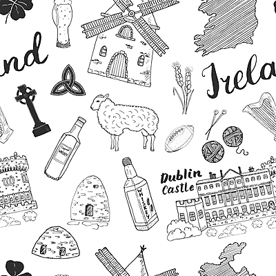 JPG 해외이미지 전통 디자인 유럽 여행 백그라운드 십자가 패턴 일러스트 캘리그라피 사람없음 세트 라벨 알코올 양 행운 클로버 토끼풀 비석 럭비공 아일랜드 더블린 방앗간 아일랜드지도 위스키 편자 해외일러스트 식물 나라 컨셉 지도 무늬 공 포유류 프레임 주류 럭비용품 말발굽 파일형식 이미지허브