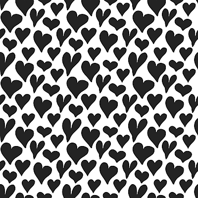 JPG 해외이미지 디자인 행복 백그라운드 패턴 일러스트 사랑 사람없음 검은색 흰색 하트 해외일러스트 모양 감정 컬러 무늬 파일형식 이미지허브