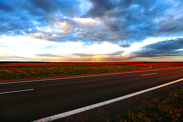 포토 JPG 해외이미지 구름 도로 길 여행 무늬 자연 하늘 바람 풍경 사람없음 옆모습 빨간색 초록색 파란색 농장 농경지 일몰 시골 저녁 숲 캔버스 멀리 7월 굴곡 방법 선로 해외포토 자연요소 뷰포인트 컬러 농업 교통시설 날씨 노을 날짜 야간 생태계 파일형식 이미지허브