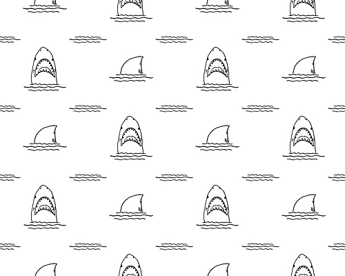 포토 JPG 해외이미지 물결 백그라운드 패턴 라인일러스트 사람없음 패턴백그라운드 라인아트 그림 지느러미 상어 해외일러스트 선 무늬 일러스트 어류 파일형식 이미지허브