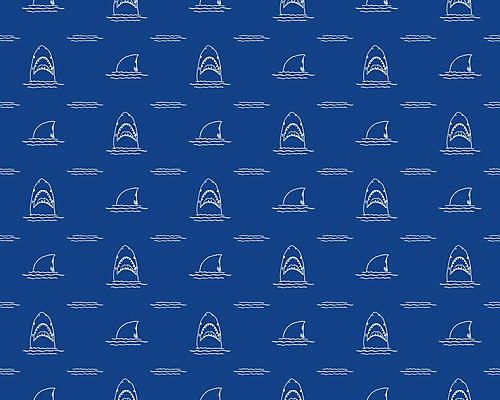 포토 JPG 해외이미지 물결 백그라운드 패턴 라인일러스트 사람없음 파란색 패턴백그라운드 라인아트 그림 상어 해외일러스트 선 컬러 무늬 일러스트 어류 파일형식 이미지허브