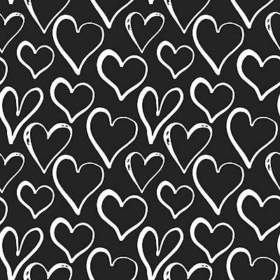 JPG 해외이미지 디자인 행복 백그라운드 패턴 일러스트 사랑 사람없음 검은색 흰색 하트 해외일러스트 모양 감정 컬러 무늬 파일형식 이미지허브