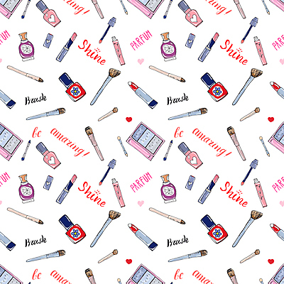 포토 JPG 해외이미지 패턴 일러스트 사람없음 화장 뷰티 화장품 립스틱 마스카라 해외일러스트 해외포토 무늬 파일형식 이미지허브