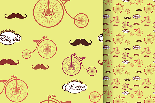 포토 JPG 해외이미지 패턴 일러스트 사람없음 자전거 콧수염 복고 해외일러스트 해외포토 무늬 수염 바이크 파일형식 이미지허브