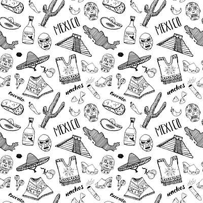 JPG 해외이미지 전통 디자인 꽃 여행 백그라운드 꽃무늬 패턴 일러스트 캘리그라피 고추 멕시코 선인장 부츠 사람없음 축제 기타 피라미드 후추 솜브레로 테킬라 멕시코모자 멕시코전통의상 멕시코지도 브리또 해골모형 해외일러스트 식물 모자_잡화 건축물 신발 지도 북아메리카 무늬 채소 현악기 주류 모형 전통의상 향신료 랜드마크 파일형식 이미지허브