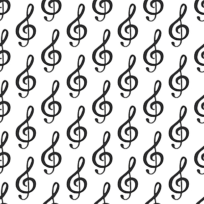 JPG 해외이미지 디자인 음악 백그라운드 패턴 음표 일러스트 사람없음 검은색 높은음자리표 해외일러스트 기호 컬러 무늬 문화예술 파일형식 이미지허브