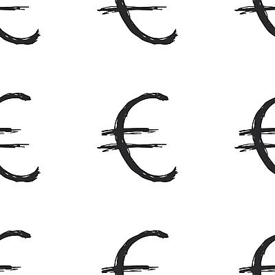 JPG 해외이미지 디자인 백그라운드 돈 패턴 일러스트 사람없음 금융 패턴백그라운드 유로 화폐기호 스케치 심볼 손그림 해외일러스트 기호 무늬 미술 경제 재산 화폐 파일형식 이미지허브