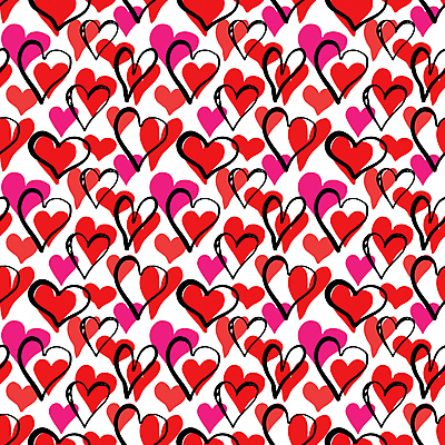 JPG 해외이미지 디자인 행복 분홍색 백그라운드 패턴 일러스트 사랑 사람없음 하트 해외일러스트 모양 감정 컬러 무늬 파일형식 이미지허브