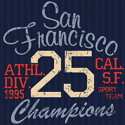 JPG 해외이미지 디자인 일러스트 타이포그라피 사람없음 빈티지 균열 남색 캘리포니아 해외일러스트 문자 컬러 컨셉 모션 미국 파일형식 이미지허브