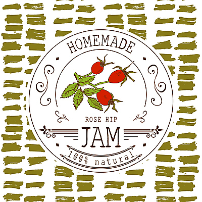 JPG 해외이미지 열매 일러스트 사람없음 초록색 라벨 잼 허브 직선 원형프레임 반복무늬 프레임일러스트 홈메이드 해외일러스트 식물 선 컬러 프레임 원형 소스_음식 만들기 파일형식 이미지허브