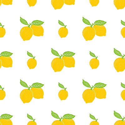JPG 해외이미지 백그라운드 잎 패턴 일러스트 사람없음 노란색 레몬 해외일러스트 식물 컬러 무늬 과일 파일형식 이미지허브