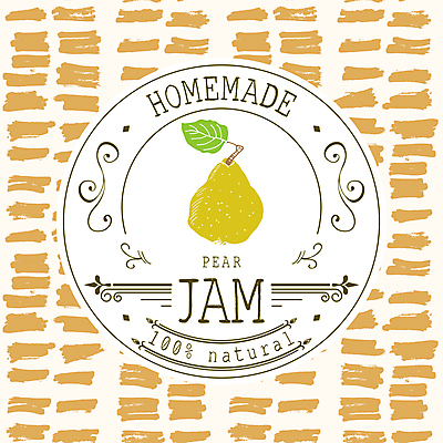 JPG 해외이미지 일러스트 사람없음 라벨 주황색 직선 서양배 원형프레임 과일잼 반복무늬 프레임일러스트 홈메이드 해외일러스트 선 컬러 프레임 배_과일 원형 잼 만들기 파일형식 이미지허브