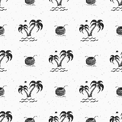 포토 JPG 해외이미지 물결 패턴 흑백 사람없음 야자수 빈티지 스케치 손그림 코코넛주스 해외포토 나무 컨셉 무늬 촬영기법 미술 주스 코코넛 파일형식 이미지허브