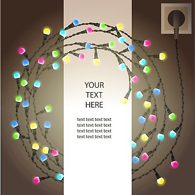 EPS 해외이미지 디자인 백그라운드 일러스트 그래픽 장식 빛 컬러풀 화환 전선 램프 콘센트 야간 연결 오브젝트 스타일 주도 현실 해외일러스트 자연요소 꽃 컬러 조명 예절 파일형식 벡터 이미지허브