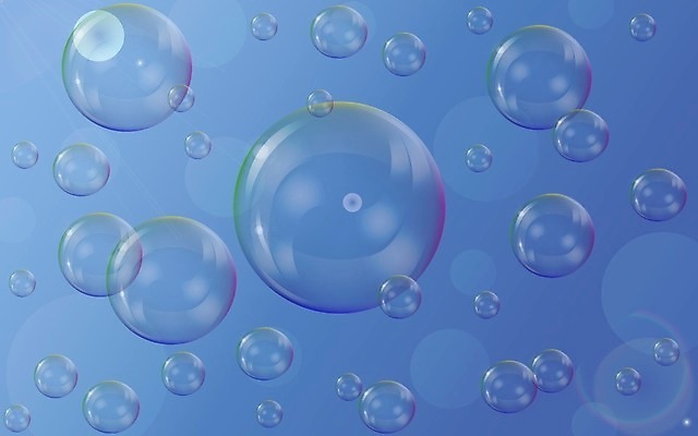 EPS 해외이미지 백그라운드 일러스트 사람없음 파란색 거품 물방울 원형 투명 해외일러스트 도형 컬러 파일형식 벡터 이미지허브
