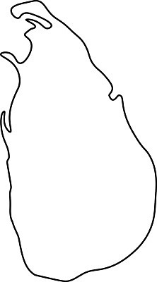 EPS 해외이미지 실루엣 선 지도 일러스트 흰색 플랫 윤곽 고립 스리랑카 지도책 해외일러스트 아시아 컬러 촬영기법 책 파일형식 벡터 나라 이미지허브