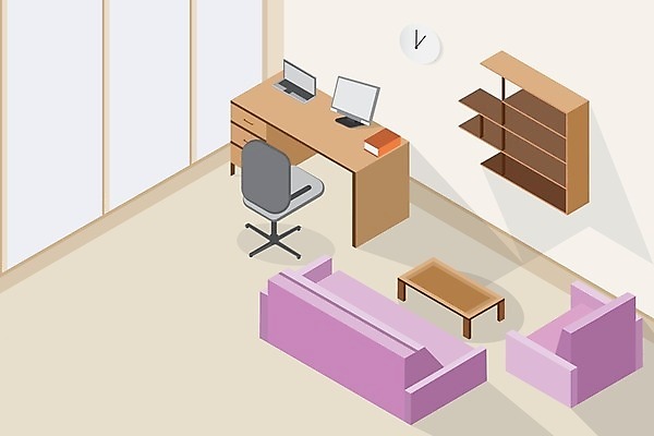 EPS 해외이미지 직업 라이프스타일 디자인 벽 시계 가구 컨셉 인터넷 의자 일러스트 비즈니스 창문 탁자 새로움 바닥 직장 실내 내부 건물 목재 그래픽 노트북 컴퓨터 소파 사무실 우주 스크린 모니터 보라색 방 장비 업무 플랫 디자이너 만화 책상 스타일 해외일러스트 나무 건축물 컬러 생활용품 회사 재료 생활 전자제품 작업 파일형식 벡터 이미지허브