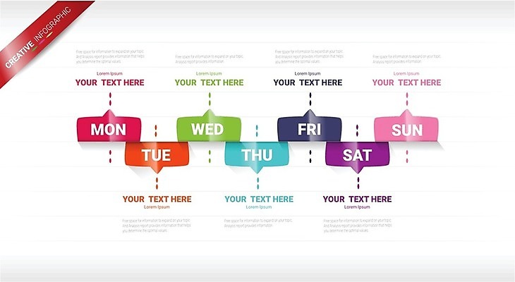 EPS 해외이미지 템플릿 디자인 교육 컨셉 일러스트 비즈니스 학교 탁자 추상 설계 문구용품 이벤트 그래픽 사무실 다이어리 쪽지 공백 달력 시간 업무 일주일 날짜 시간표 계획 그림 페이지 7 경영 금요일 월요일 조언 타임라인 목차 해외일러스트 가구 무늬 숫자 사무용품 작업 오브젝트 요일 파일형식 벡터 이미지허브