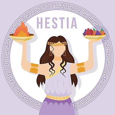 EPS 해외이미지 그릇 여자 일러스트 포도 불꽃 한명 들기 상반신 성인 타이포그라피 석류 그리스로마신화 그리스신 성인여자한명만 해외일러스트 문자 1 식기 과일 모션 불 사람 신_종교 신화 여자한명만 성인여자만 파일형식 벡터 이미지허브