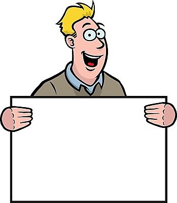 EPS 해외이미지 옷 남자 행복 분홍색 일러스트 텍스트 설명 미소 사람 파란색 노란색 검은색 공백 흰색 잡기 발표 메시지 만화 사인 그림 보여주기 항의 카피스페이스 해외일러스트 감정 컬러 모션 표정 파일형식 벡터 이미지허브