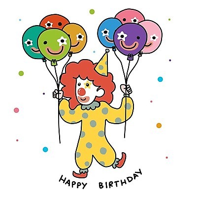 EPS 해외이미지 남자 행복 일러스트 한명 들기 성인 파티 광대 축하 생일파티 피에로 생일축하 풍선 성인남자한명만 해외일러스트 1 감정 컨셉 모션 사람 이벤트 생일 남자한명만 성인남자만 파일형식 벡터 이미지허브