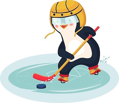 EPS 해외이미지 동물캐릭터 겨울 일러스트 고글 사람없음 목도리 잡기 헬멧 펭귄 아이스하키 하키채 펭귄캐릭터 퍽 해외일러스트 일러캐릭터 동물 캐릭터 잡화 계절 모션 조류 겨울스포츠 보호장비 하키 하키용품 파일형식 벡터 이미지허브