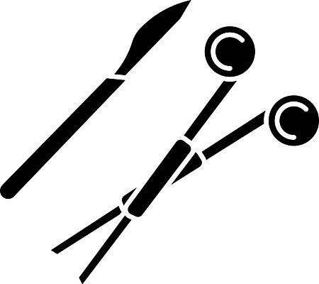 EPS 해외이미지 클립아트 모양 디자인 실루엣 컨셉 일러스트 건강 병원 집게 치료 픽토그램 약 금속 검은색 웹 장비 의사 기구 공구 도움 칼날 수술 칼 자르기 심볼 사인 배지 외과 테라피 고립 돌봄 상형문자 절개 커터 공급 해외일러스트 문자 컬러 인터넷 의학 모션 재질 촬영기법 뷰티 의료진 도구 파일형식 벡터 직업 이미지허브