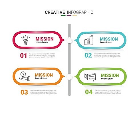 EPS 해외이미지 디자인 선 컨셉 일러스트 비즈니스 그래프 추상 그래픽 컬러풀 숫자 자료 웹 인포그래픽 정보 시간 업무 발표 4 계획 연결 인쇄 심볼 보고서 옵션 엘리먼트 타임라인 해외일러스트 문자 컬러 무늬 인터넷 작업 파일형식 벡터 이미지허브