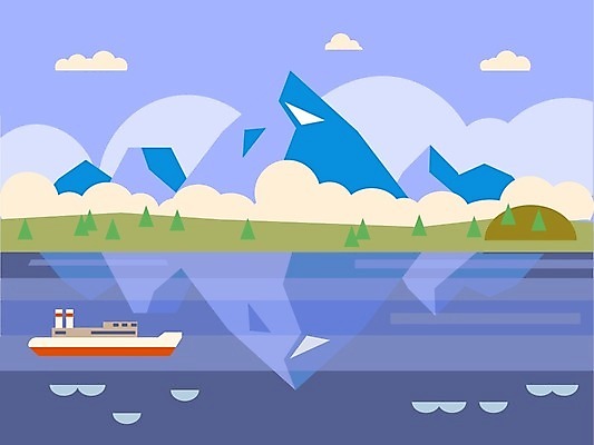 EPS 해외이미지 분홍색 여행 백그라운드 일러스트 자연 하늘 추상 휴가 산 항해 가로 강 일몰 흰색 보트 플랫 숲 수평선 해외일러스트 컬러 무늬 배_교통 노을 생태계 파일형식 벡터 이미지허브