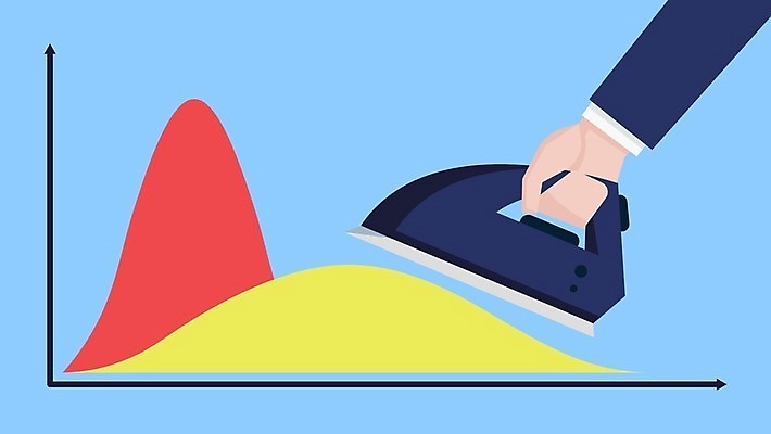 EPS 해외이미지 캠페인 컨셉 곡선 일러스트 그래프 거리 인포그래픽 플랫 바이러스 보호 질병 철 속도 예방 감염 번짐 시스템 느림 해결 고립 그만 소셜 용량 절정 정부 정책 제어 해외일러스트 선 의학 파일형식 벡터 효과 이미지허브