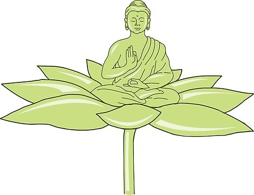 EPS 해외이미지 전통 꽃 종교 불교 일러스트 잉크 연꽃 그래픽 영혼 낙서 스케치 명상 그림 손그림 스크래치 세이지 핸드메이드 해외일러스트 식물 미술 파일형식 벡터 이미지허브