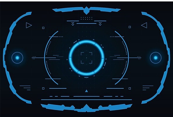 EPS 해외이미지 일러스트 그래프 사람없음 그래픽 디지털 UI 계기판 인터페이스 가상 해외일러스트 파일형식 벡터 이미지허브