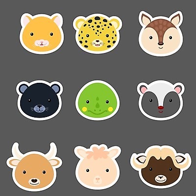 EPS 해외이미지 클립아트 동물 템플릿 캐릭터 디자인 배너 행복 포스터 얼굴 어린이 스티커 일러스트 동물원 미소 세트 파티 라벨 귀여움 공책 아기 인사 신용카드 생일 플랫 낙서 인쇄 만화 앨범 수집 초대 고립 샤워실 알파카 어려움 해외일러스트 일러캐릭터 기념일 감정 컨셉 문구용품 프레임 표정 사람 이벤트 신체부위 금융 예절 샤워시설 파일형식 벡터 이미지허브