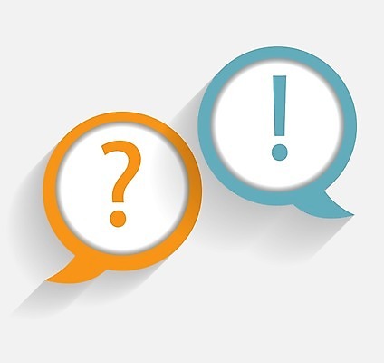 EPS 해외이미지 말풍선 일러스트 비즈니스 사람없음 그래픽 파란색 주황색 인포그래픽 물음표 느낌표 심플 엘리먼트 해외일러스트 기호 컬러 파일형식 벡터 이미지허브