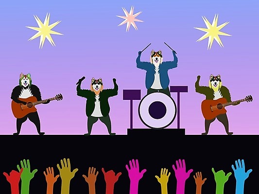 EPS 해외이미지 동물 캐릭터 손 디자인 행복 별 음악 백그라운드 컨셉 일러스트 비즈니스 성공 휴가 휴식 미술 사람 빛 컬러풀 파티 웹 콘서트 무대 수확 축하 악단 최고 그룹 플랫 개 결과 만화 심볼 만족 복고 해외일러스트 일러캐릭터 자연요소 감정 컬러 농업 인터넷 포유류 문화예술 이벤트 신체부위 공연 파일형식 벡터 이미지허브